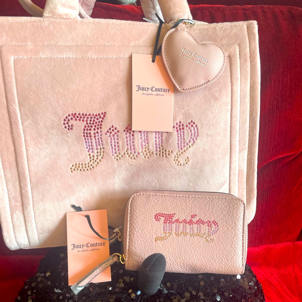 Juicy Couture velour handbag